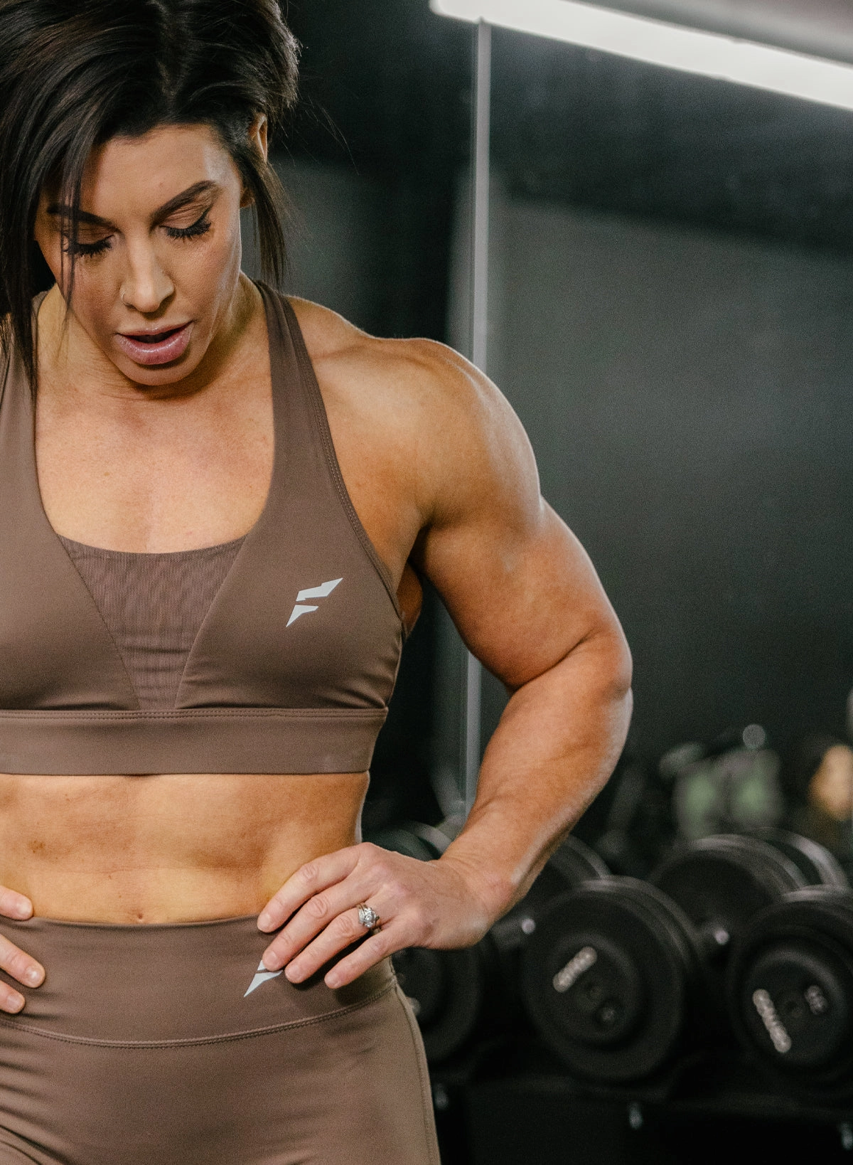 ASCEND MESH BRA - EARTH