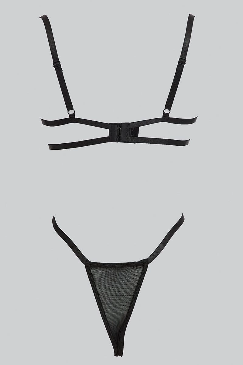 Black Lace Lingerie Set