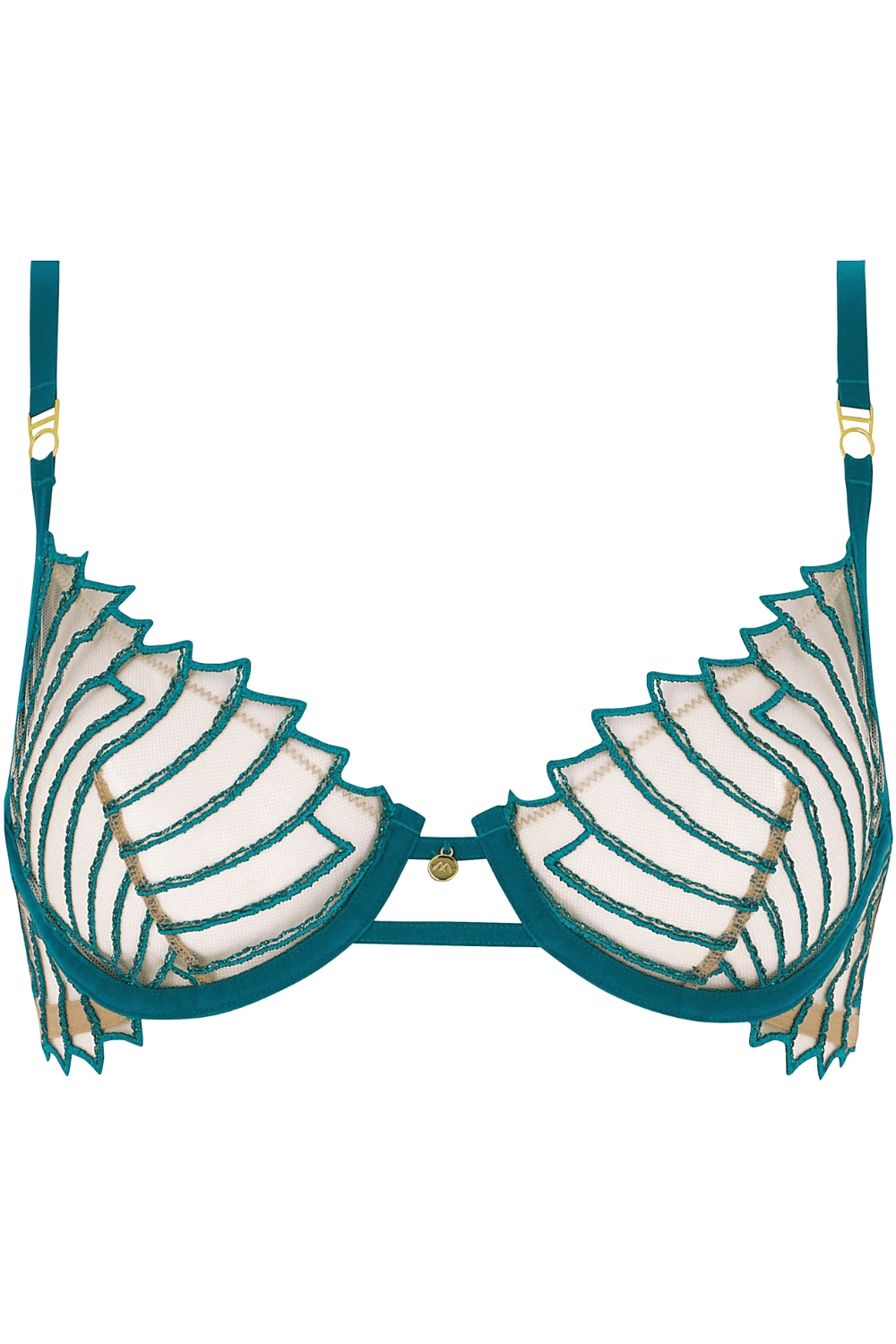 Cosmic Dream Half Cup Bra Lagoon