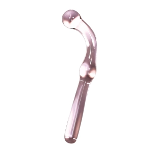 Fetish Pleasure Play Glass Dildo & Butt Plug Pink