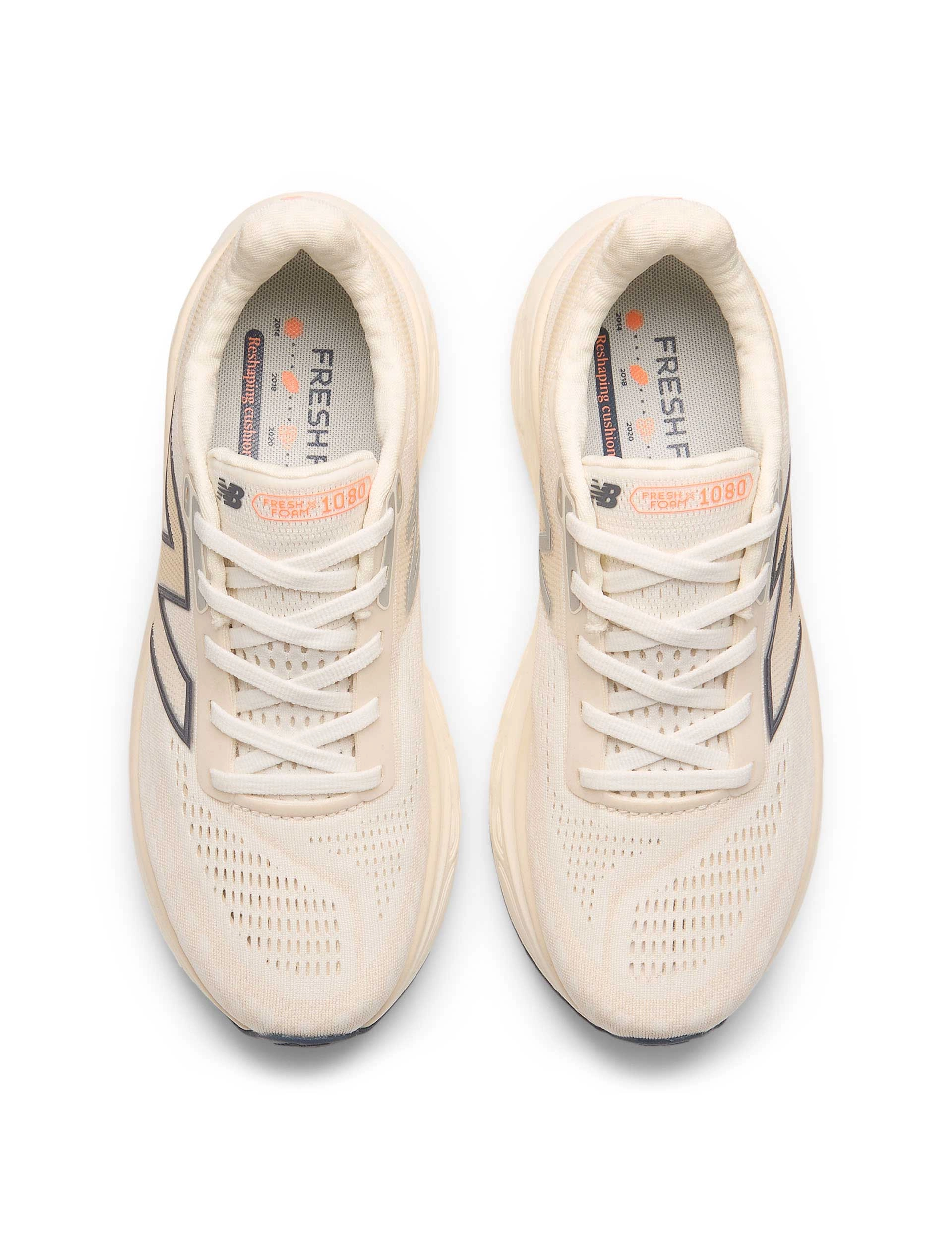 Fresh Foam X 1080 v14 Shoes - Sea Salt/Vintage Indigo/Hot Mango