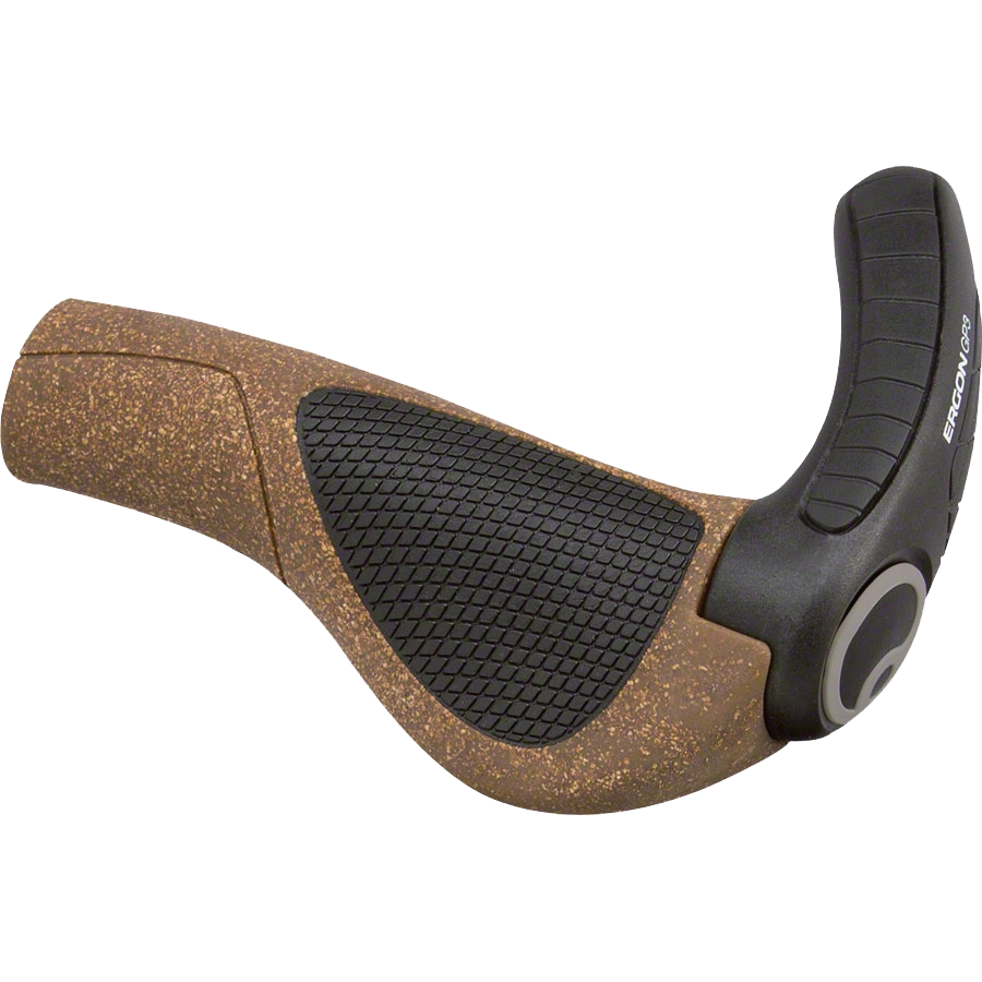 GP3 BioKork Grips, Black/Cork - Large