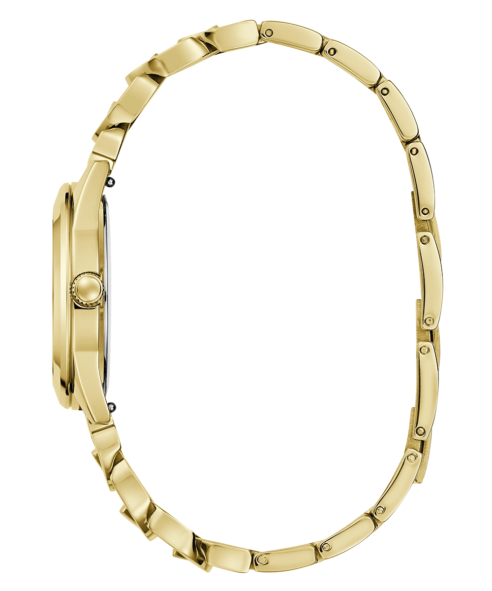 GUESS Ladies Gold Tone Analog Watch Box Set