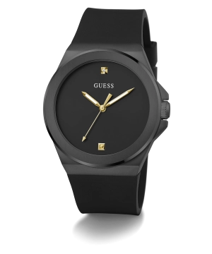 GUESS Mens Black Analog Watch