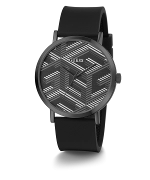 GUESS Mens Black Analog Watch