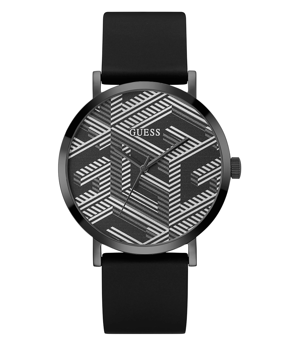 GUESS Mens Black Analog Watch