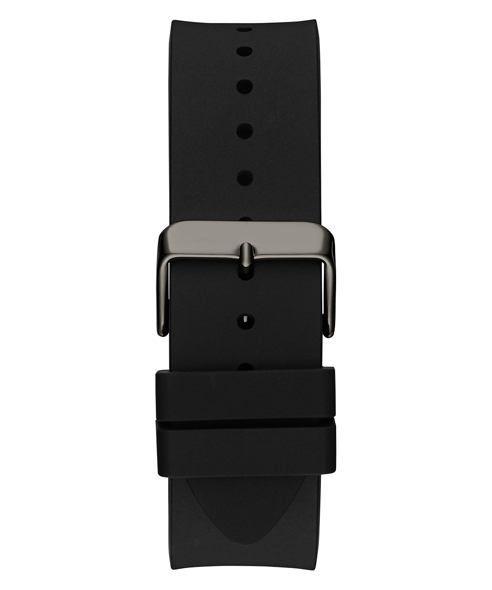 GUESS Mens Black Gunmetal Analog Watch