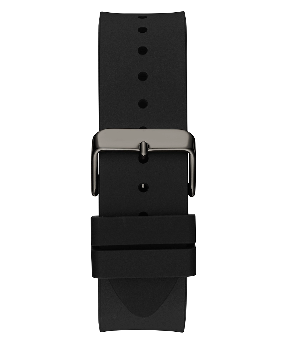 GUESS Mens Black Gunmetal Analog Watch