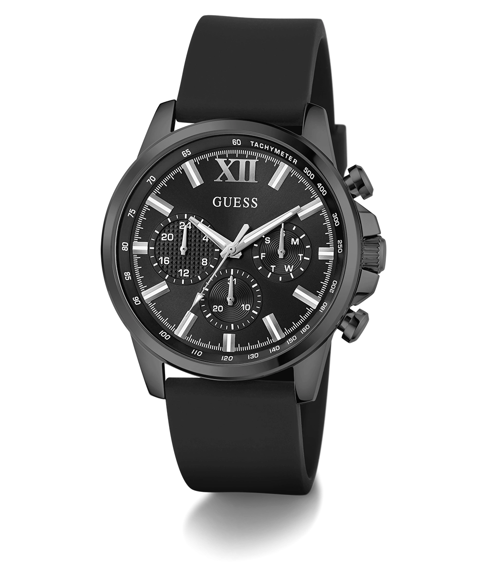 GUESS Mens Black Multi-function Watch