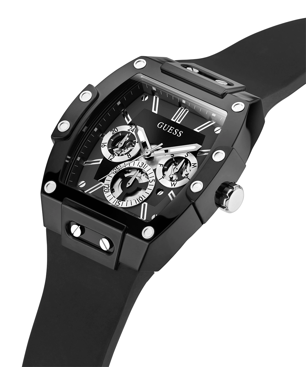 GUESS Mens Black Multi-function Watch