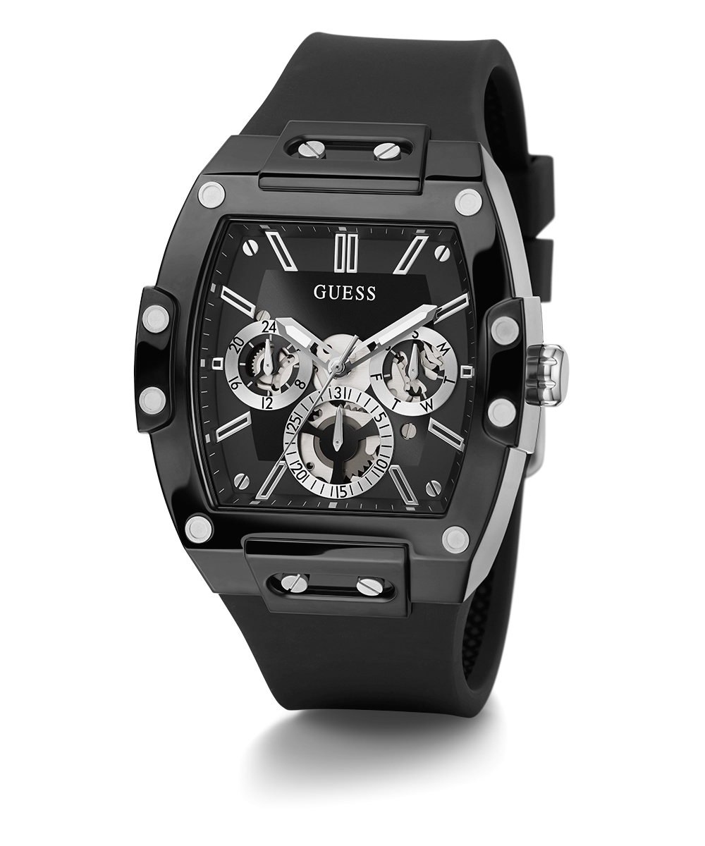 GUESS Mens Black Multi-function Watch