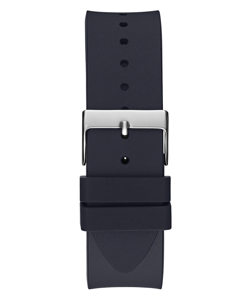 GUESS Mens Navy Silver Tone Analog Watch