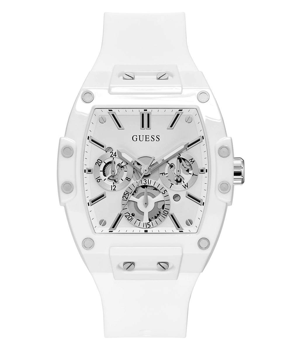 GUESS Mens White Multi-function Watch