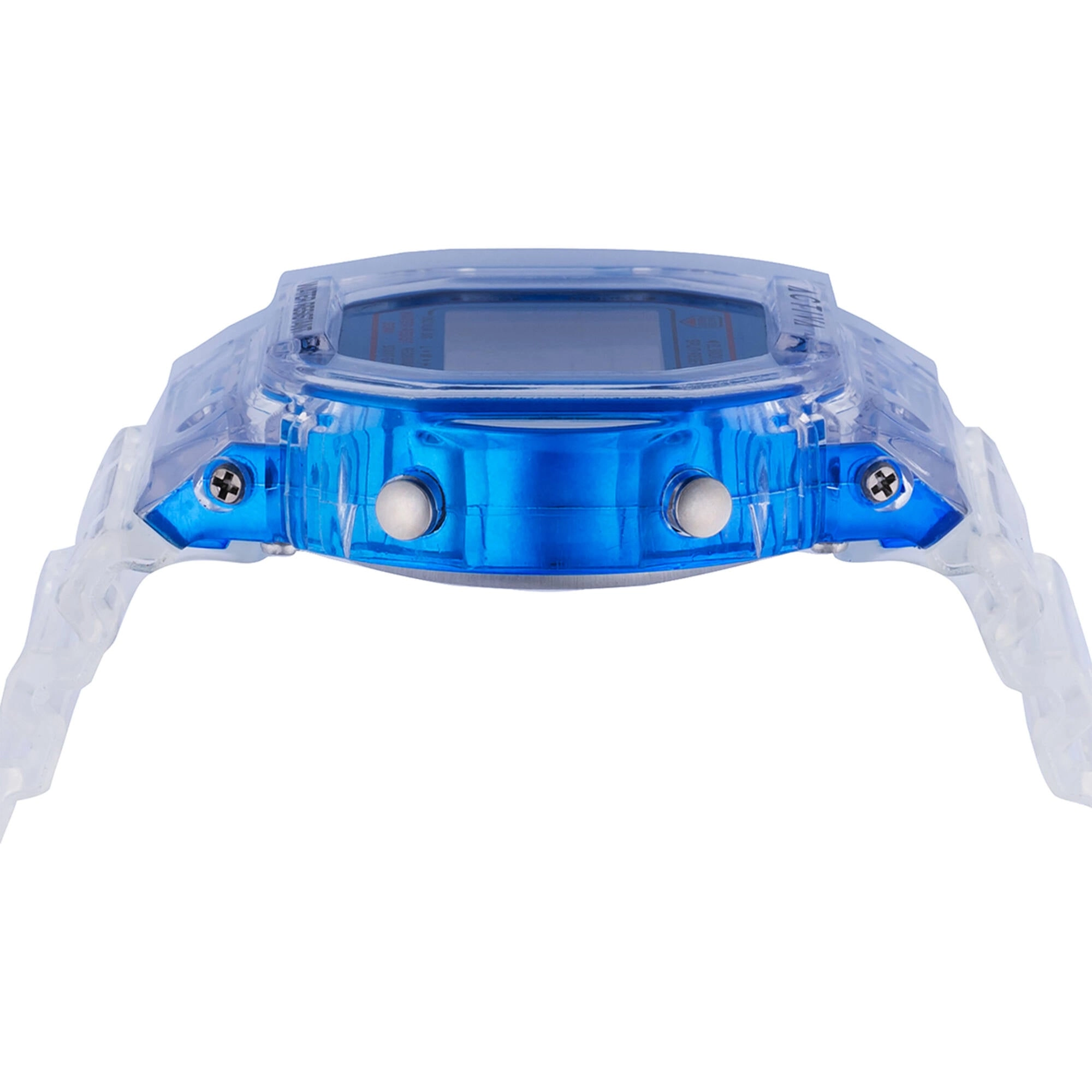 Invicta Unisex Watch - Activa Digital Blue Dial Transparent Strap | ACW424-007