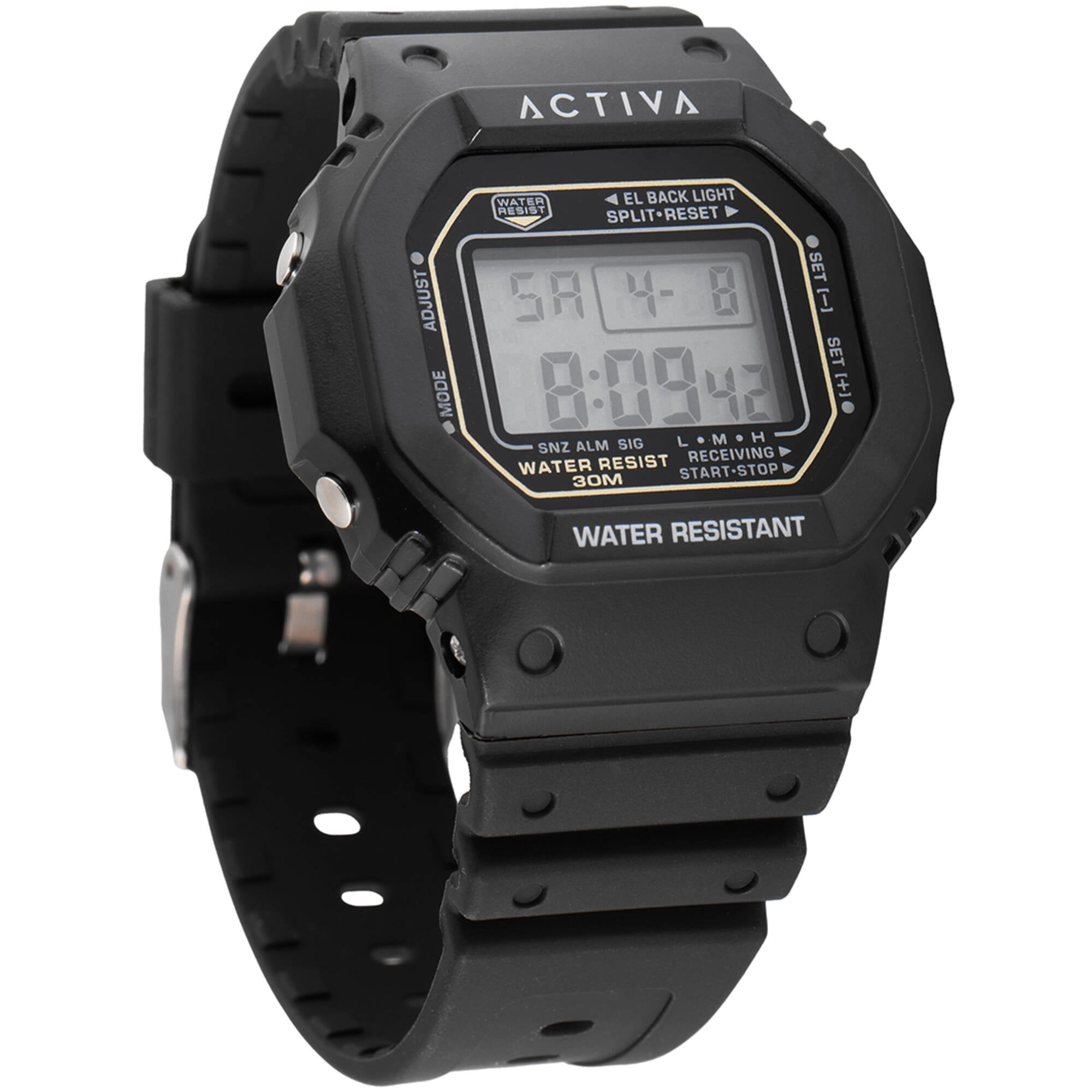 Invicta Unisex Watch - Activa Digital Dial Black Silicone Strap | ACW424-002