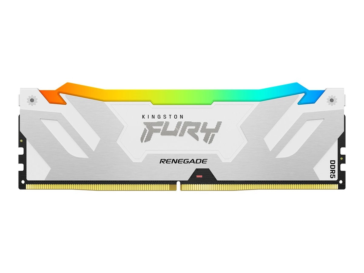 Kingston FURY Renegade RGB - DDR5 - module - 16 GB - DIMM 288-pin - 7600 MHz / PC5-60800 - CL38 - 1.45 V - unbuffered - on-die KF576C38RWA-16