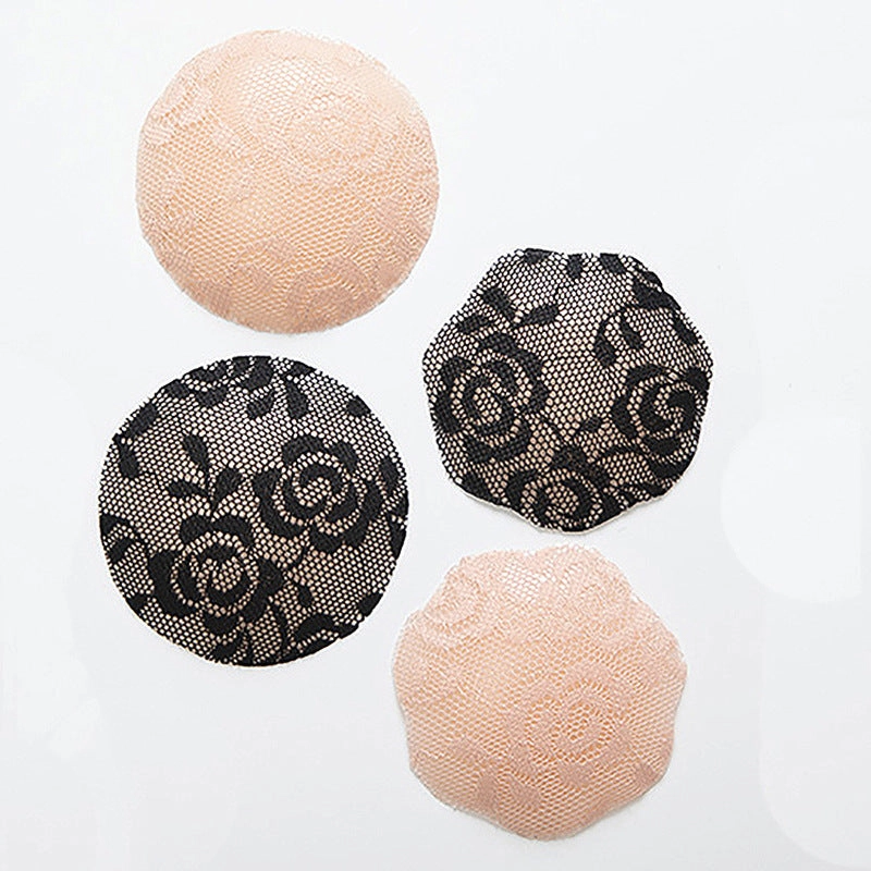 Lace silicone nipple invisible lifting chest pad anti-glare sticker