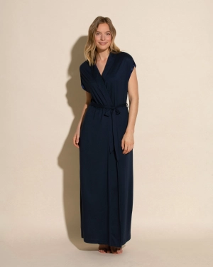 Long Robe & Shorts PJ Set