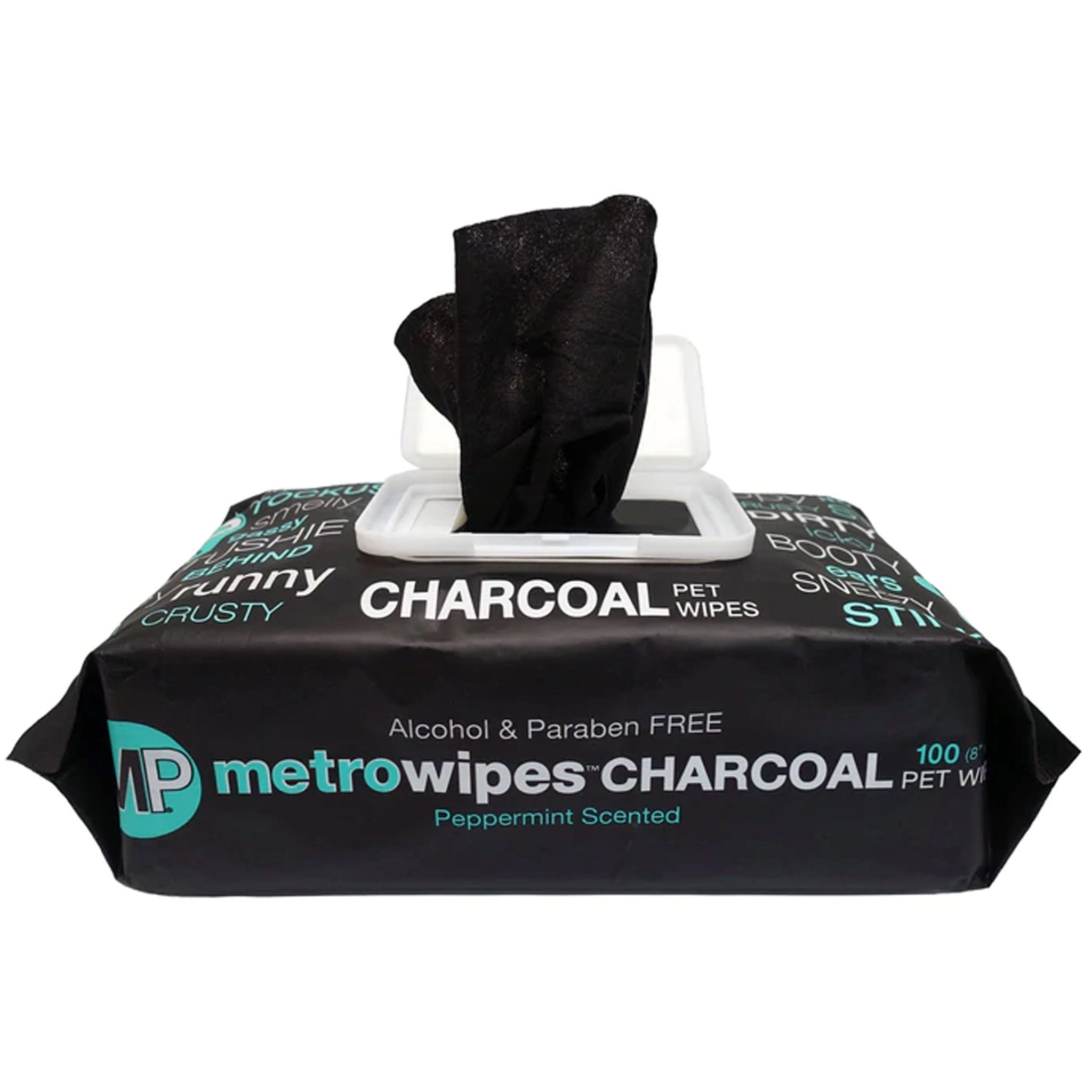 Metro Paws Charcoal Wipes Dog Grooming