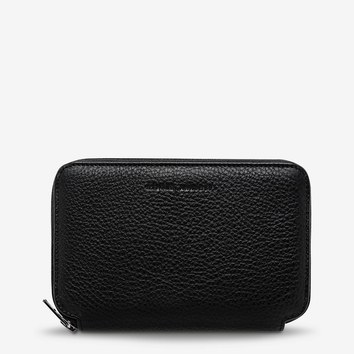 Nowhere To Be Found Passport Wallet - Black