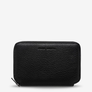 Nowhere To Be Found Passport Wallet - Black