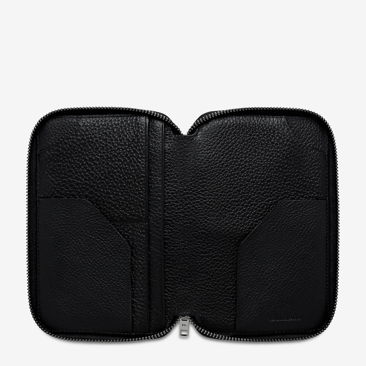 Nowhere To Be Found Passport Wallet - Black
