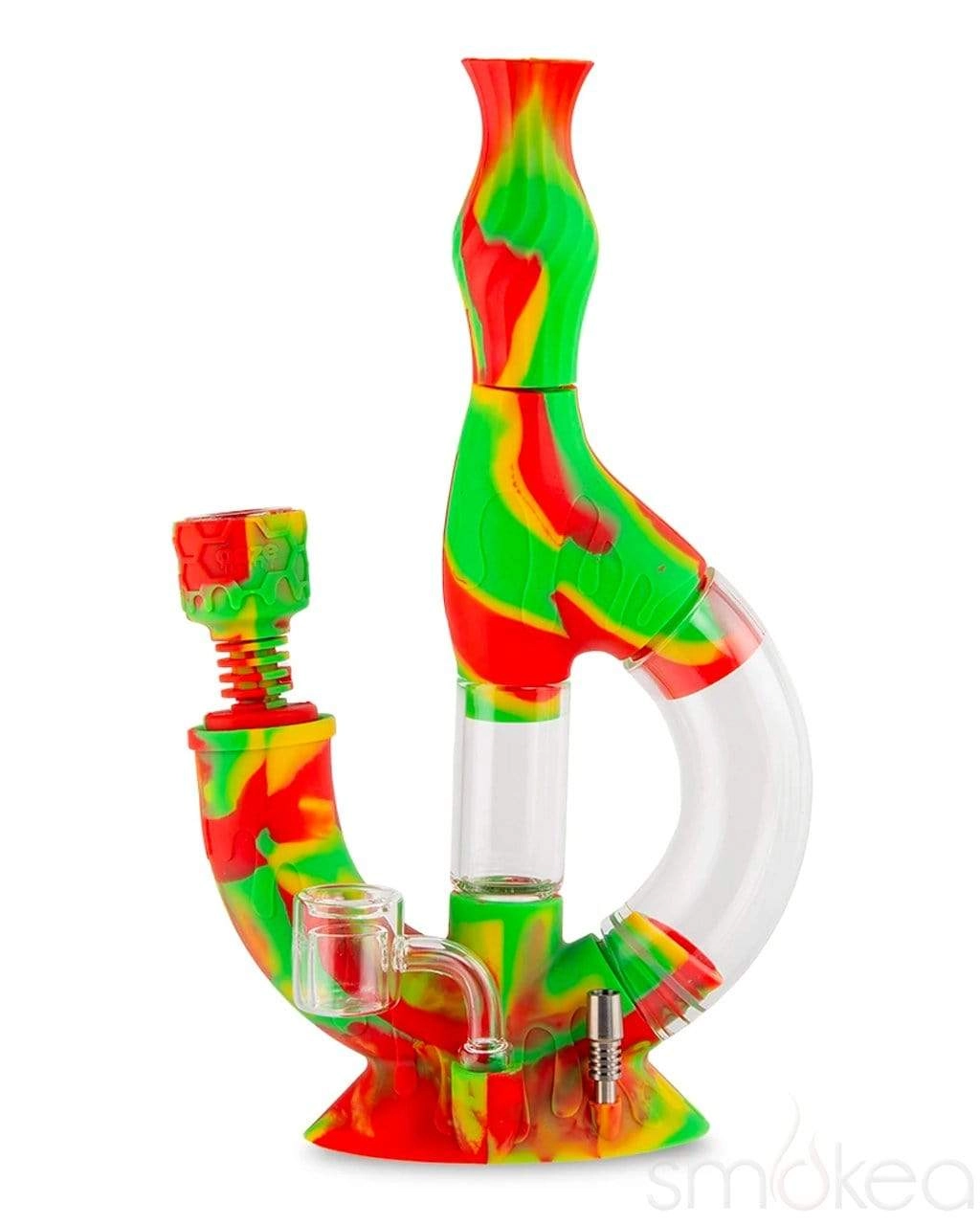 Ooze Echo Silicone Water Pipe & Dab Straw