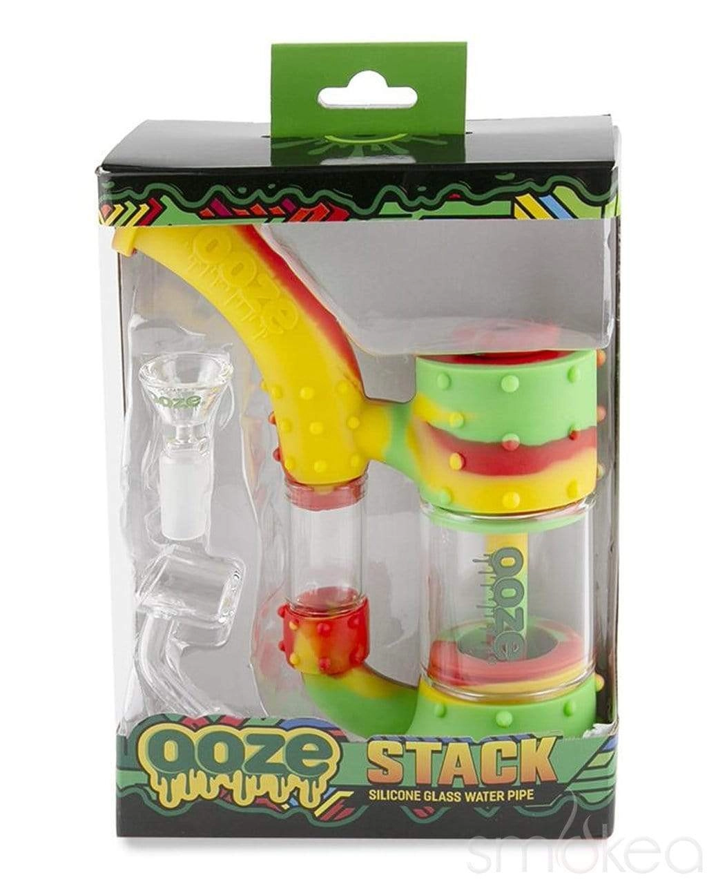 Ooze Stack Silicone Bubbler Bong & Dab Rig