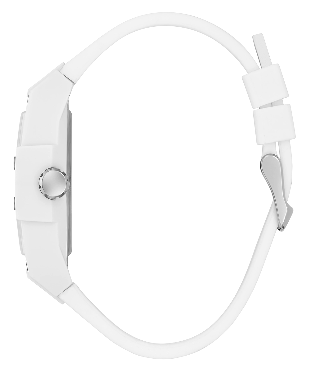 Pride Limited Edition GUESS Mens White Rainbow Analog Watch