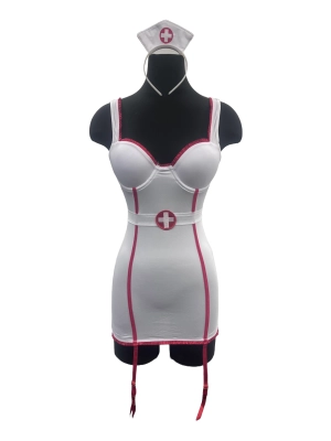 Sexy Nurse Halloween Babydoll Costume