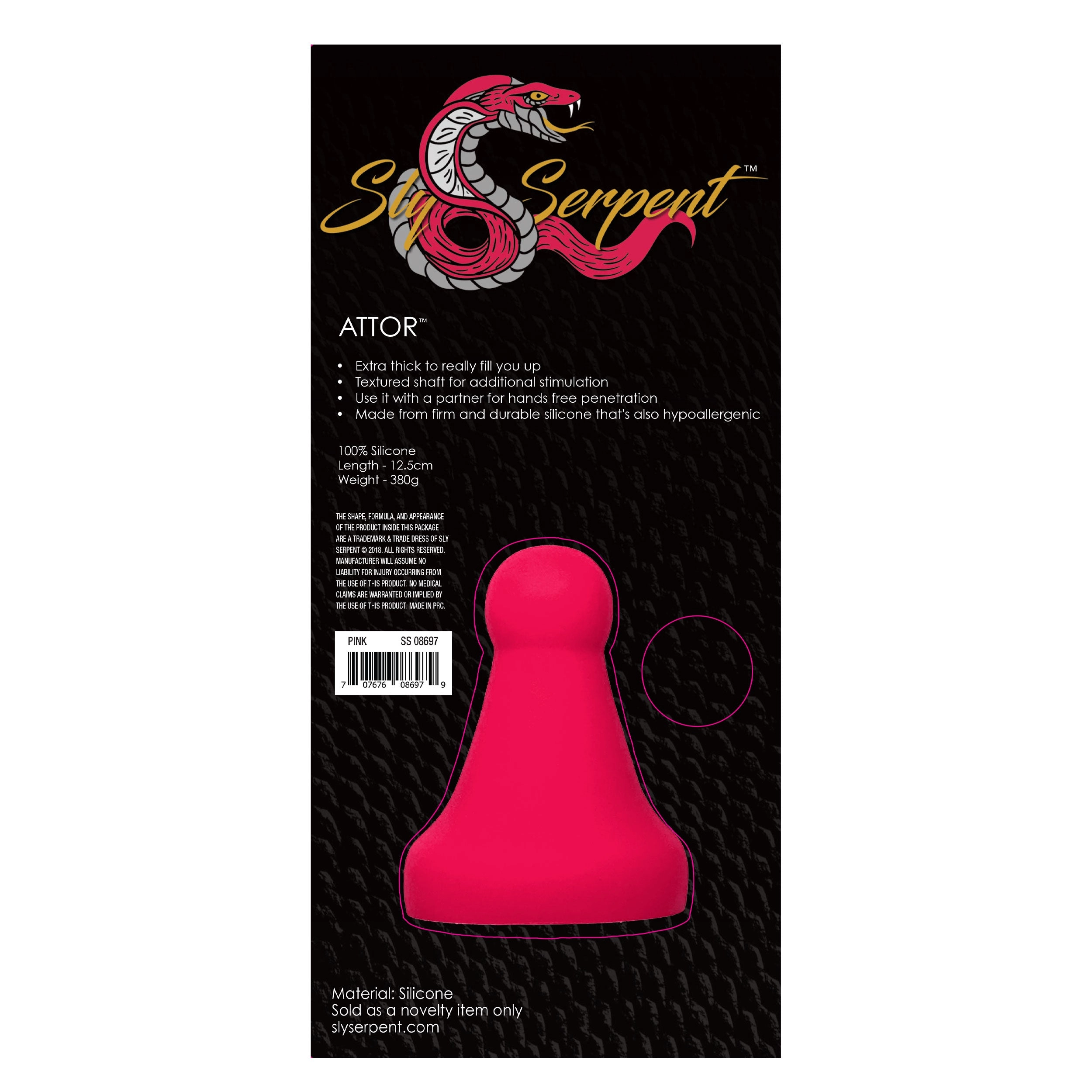 Sly Serpent Pink Attor Plug