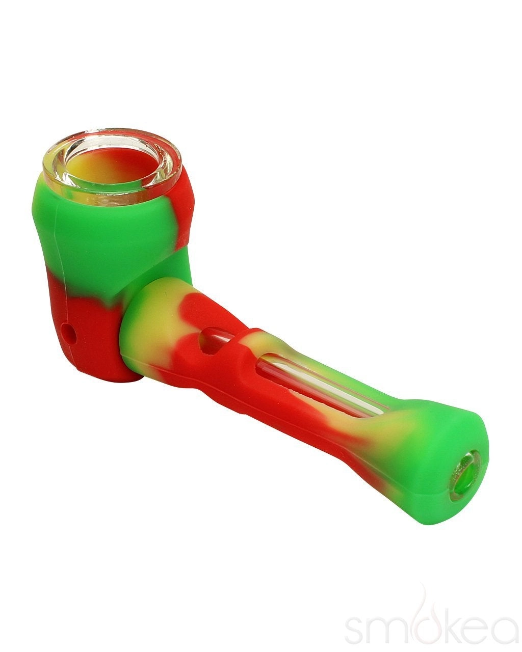 SMOKEA Silicone/Glass 2-in-1 Pipe & Chillum