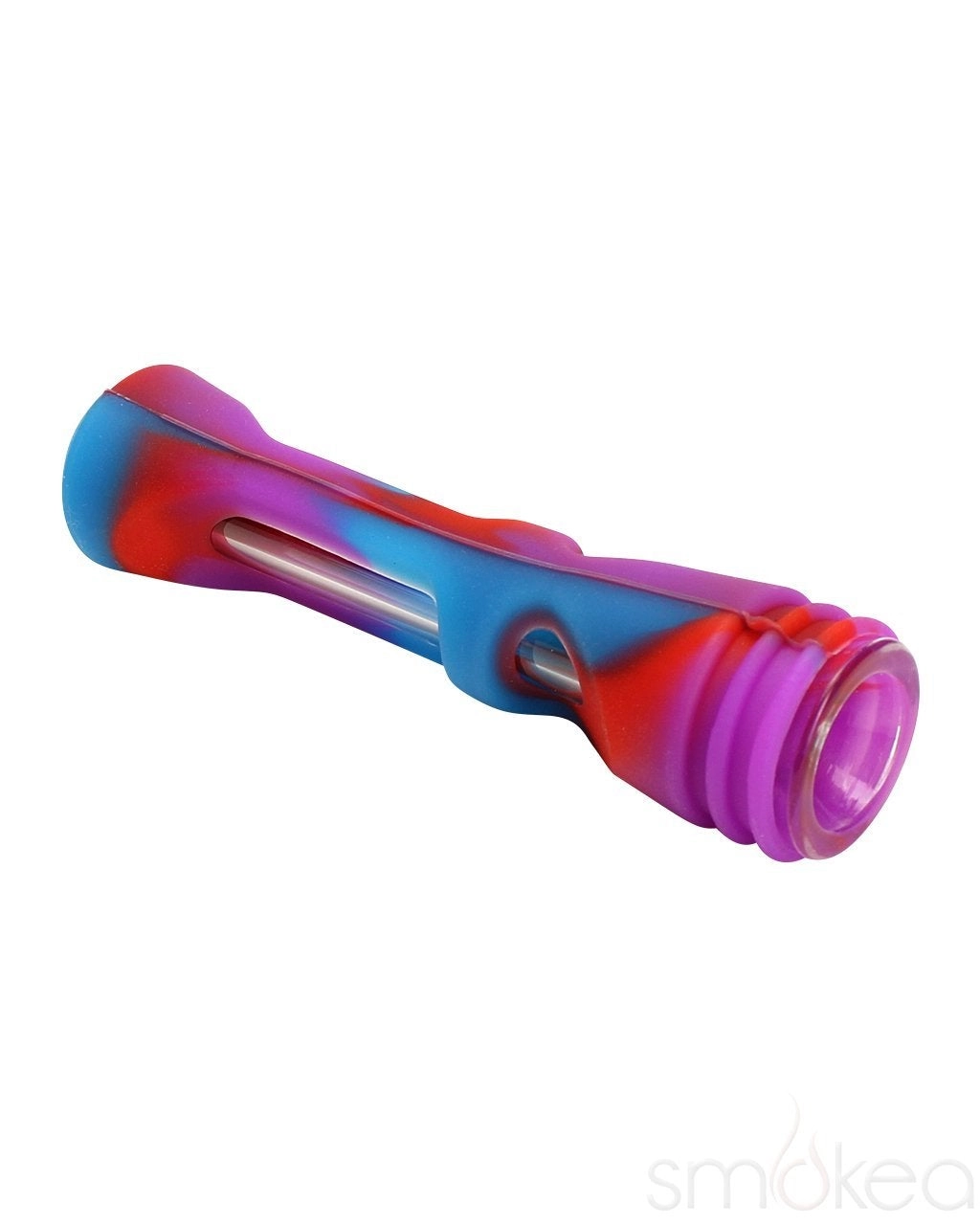 SMOKEA Silicone/Glass 2-in-1 Pipe & Chillum