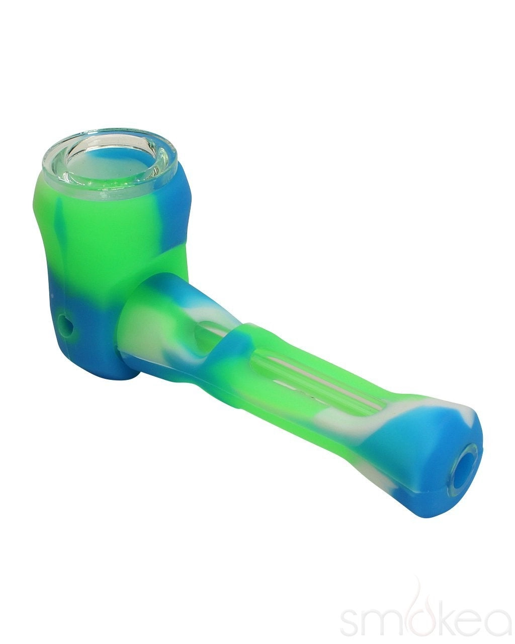 SMOKEA Silicone/Glass 2-in-1 Pipe & Chillum