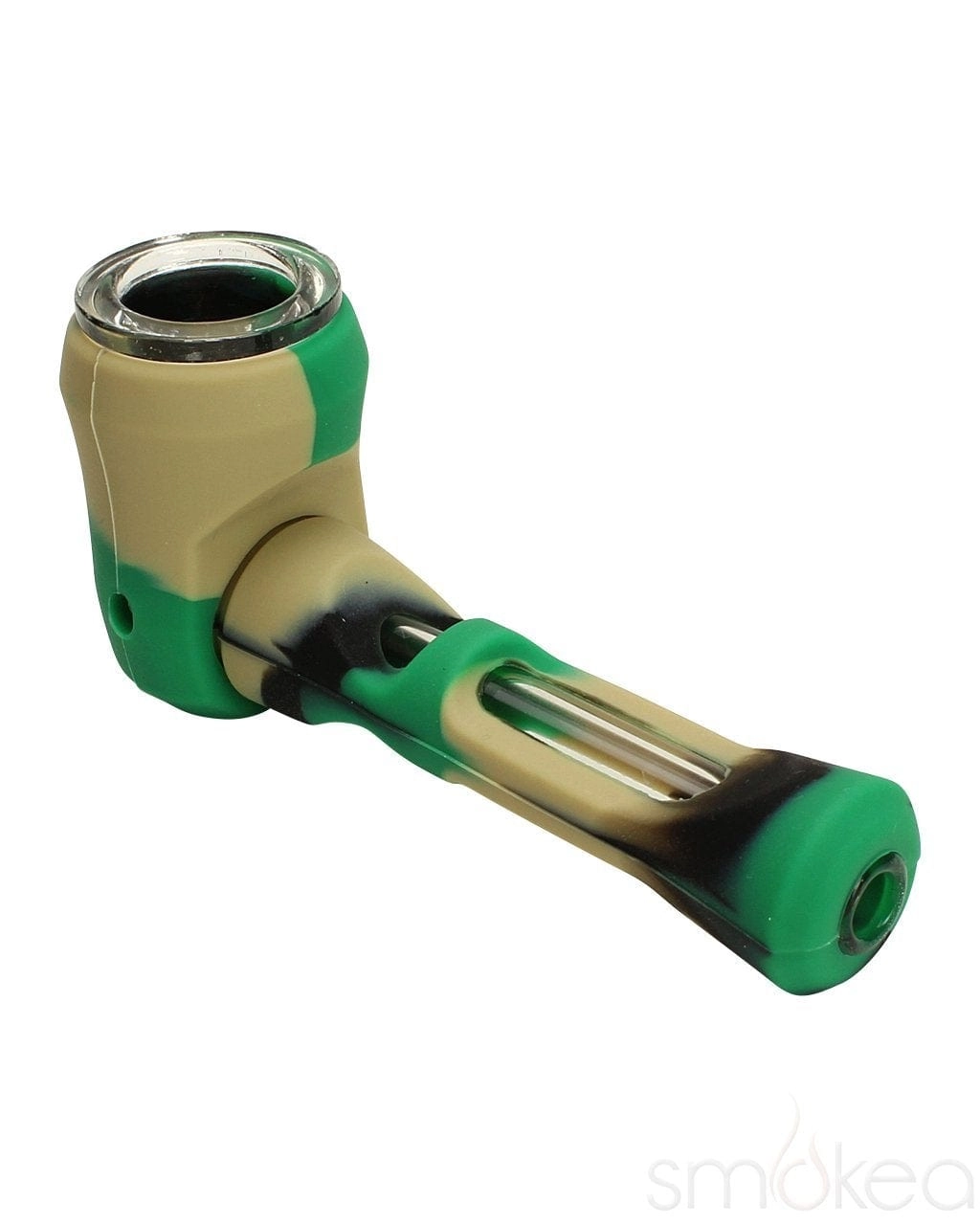 SMOKEA Silicone/Glass 2-in-1 Pipe & Chillum