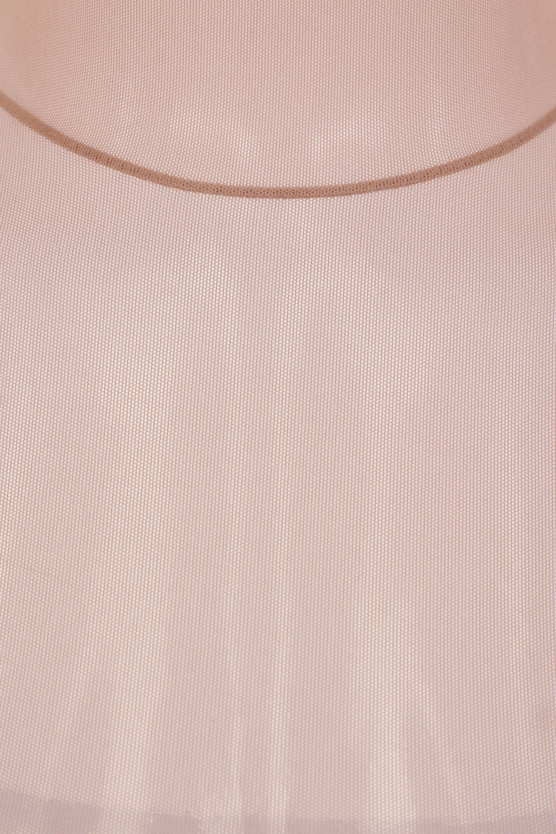 Trompe l'Œil Lingerie top in stretch mesh