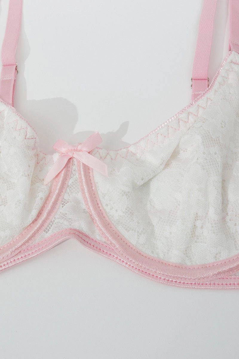 White Lace Lingerie Set