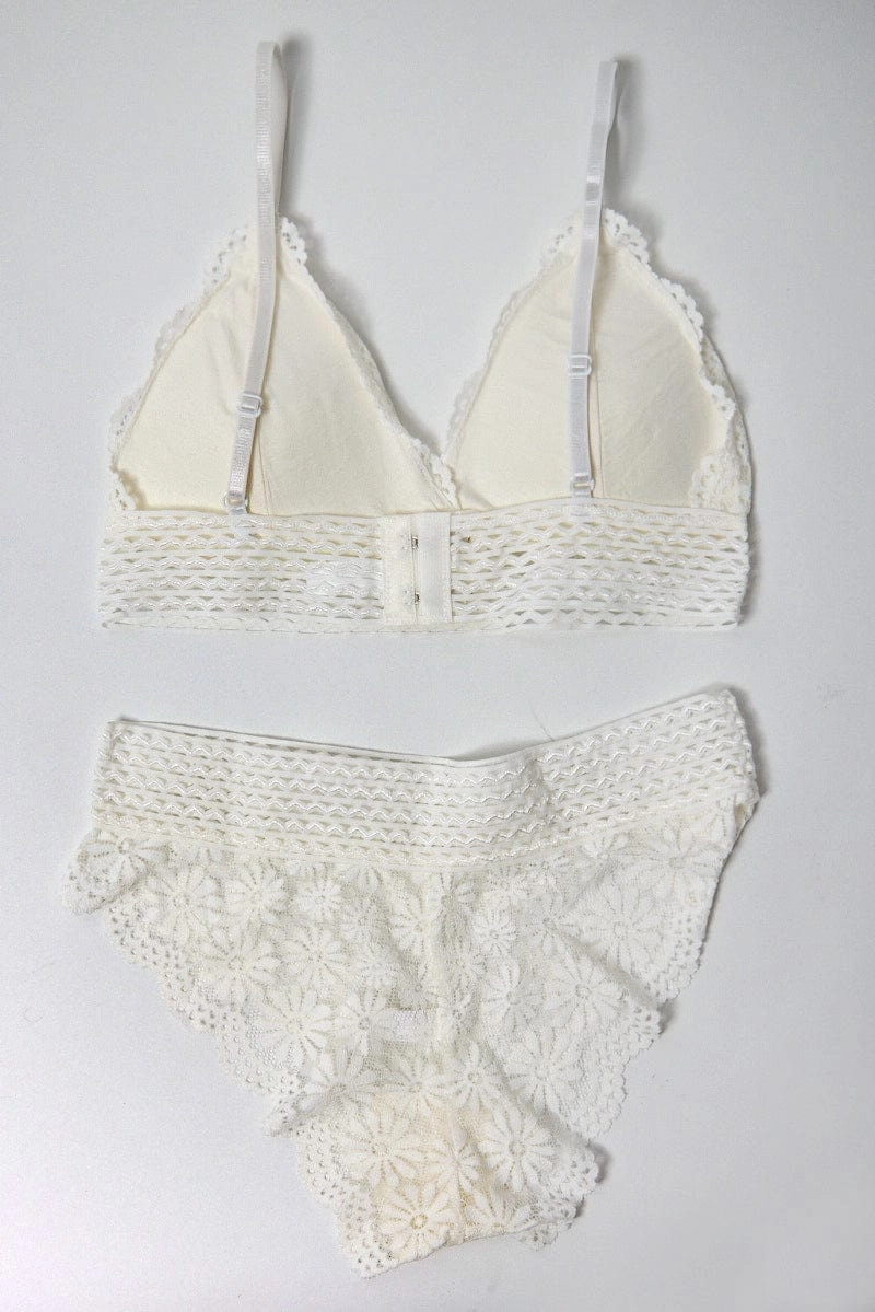White Lace Lingerie Set